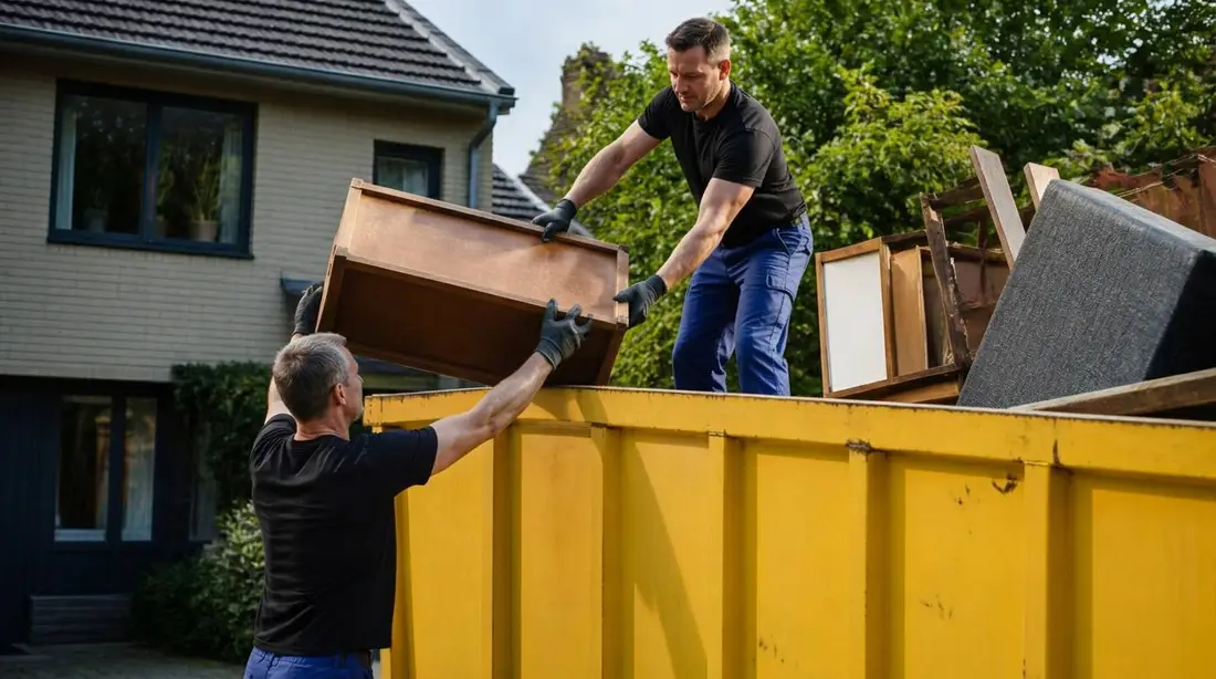 Team von Clean Advance bei einer Entrümpelung in Lüdenscheid